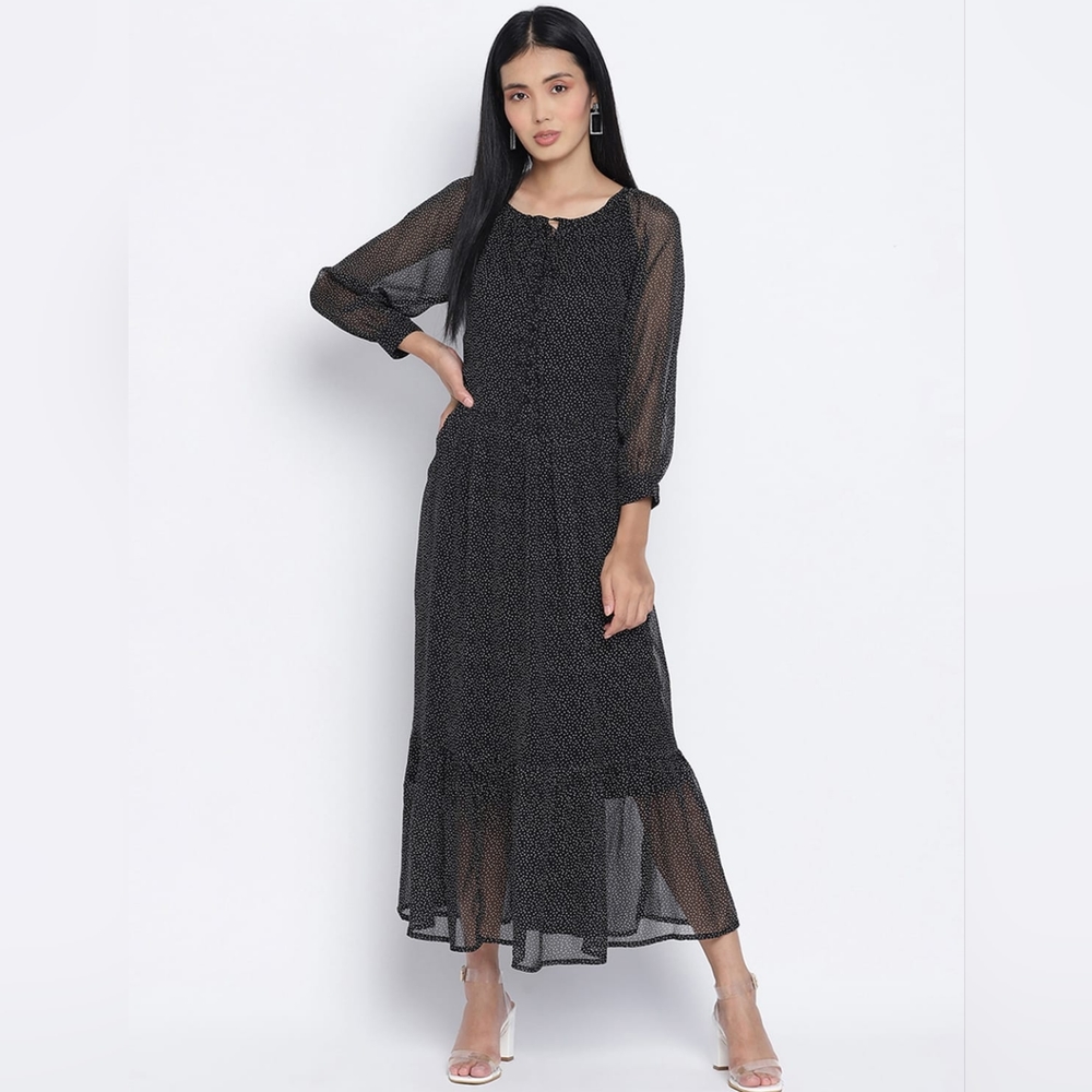 Estella: Black Maxi Dress